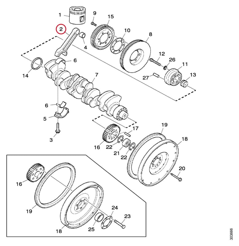 CONN. ROD KIT (6Pcs) 1790320