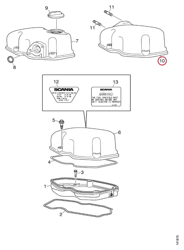 VALVE COVER 1794905