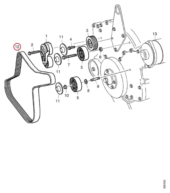 POLY-V-BELT - THIS PRODUCT IS REPLACED! 1800550