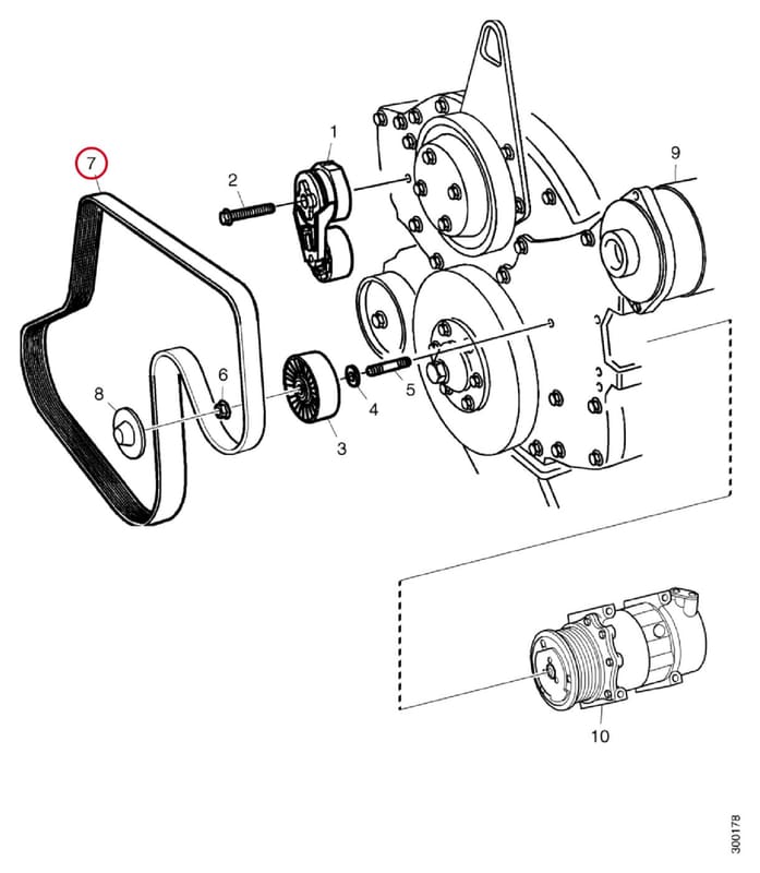 POLY-V-BELT 1800554