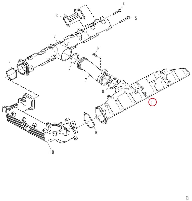 INTAKE MANIFOLD 1824302