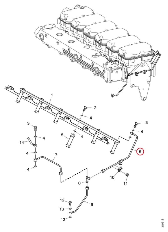 BLEED PIPE 1829546