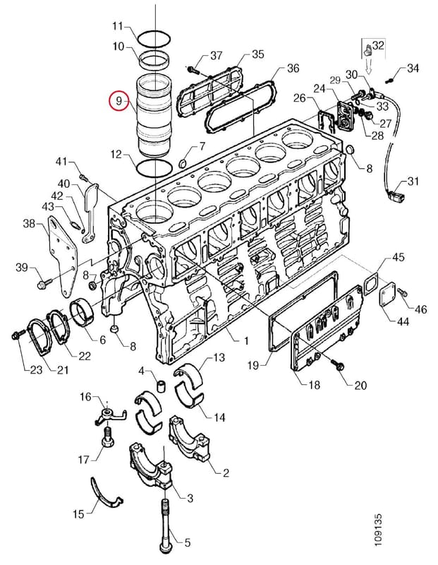 CYLINDER LINER 1848229