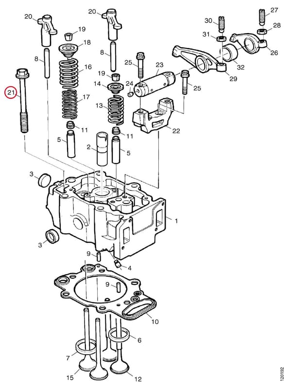 BOLT - THIS PRODUCT IS REPLACED! 1852442