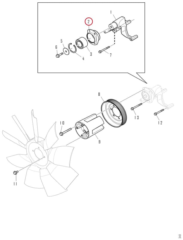 BEARING HOUSING 1857124