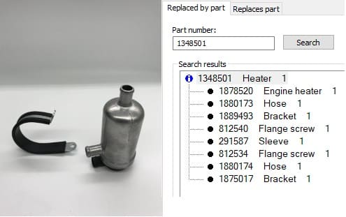 ENGINE HEATER ASSY 500W 1878520