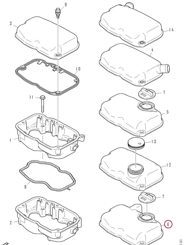 VALVE COVER 1884741