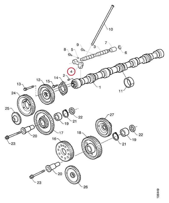 ROLLER TAPPET - - THIS PRODUCT IS REPLACED! 1891692