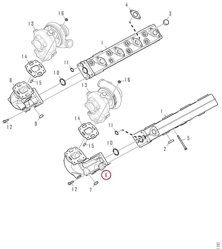 EXHAUST MANIFOLD 1895393