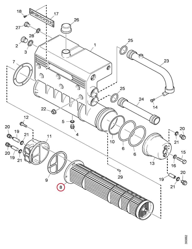 HEATEXCHANGER CORE 1896509