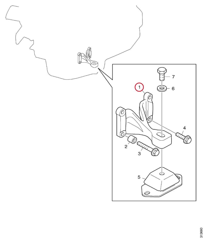 ENGINE BRACKET 1899079