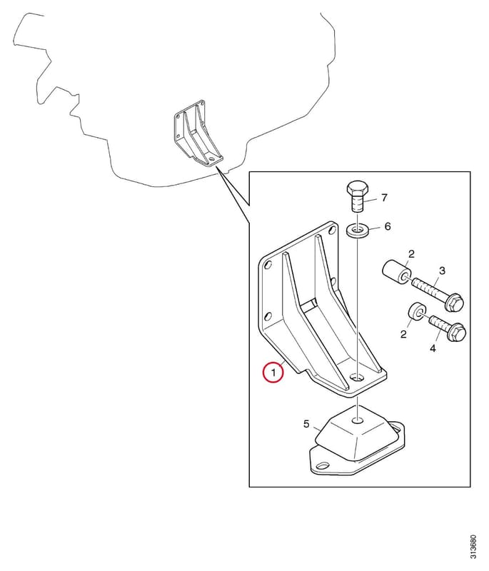 ENGINE BRACKET 1903749