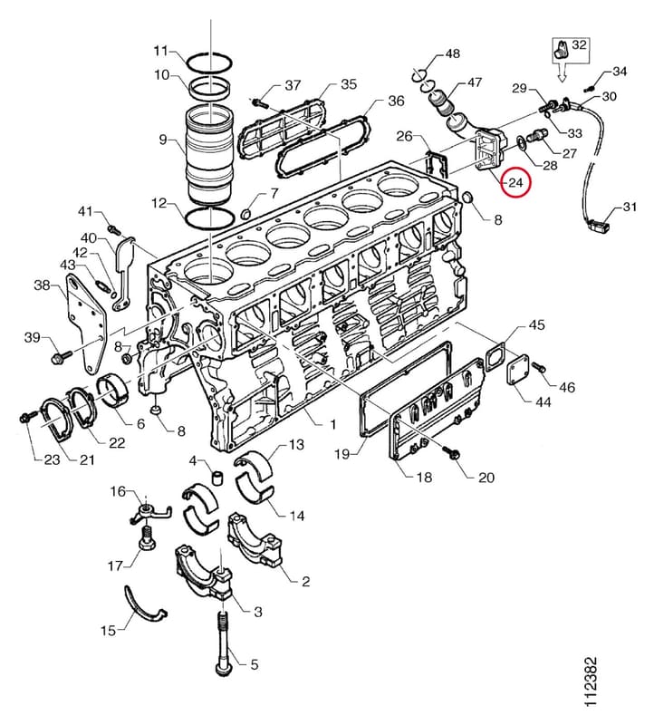 THERMOSTAT HOUSING - THIS PRODUCT IS REPLACED! 1911762