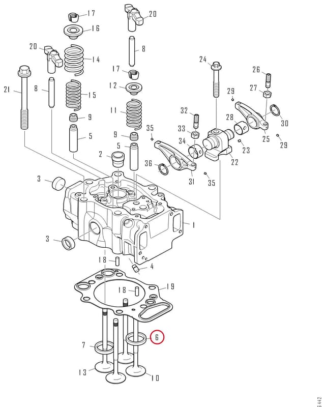 VALVE SET RING 1918241