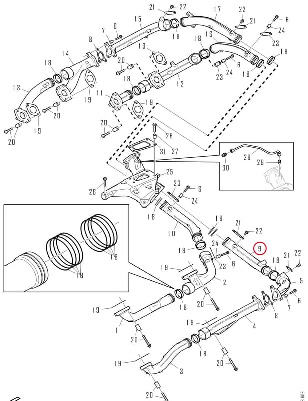EXHAUST PIPE 1921204