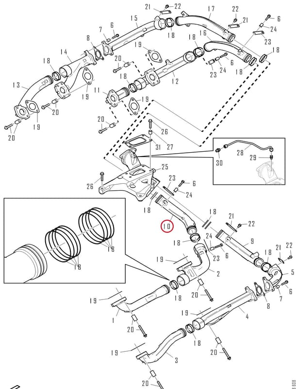 EXHAUST PIPE 1921205