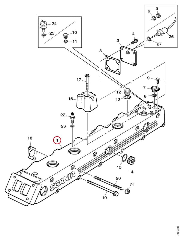 EXHAUST MANIFOLD - THIS PRODUCT IS REPLACED! 1933953