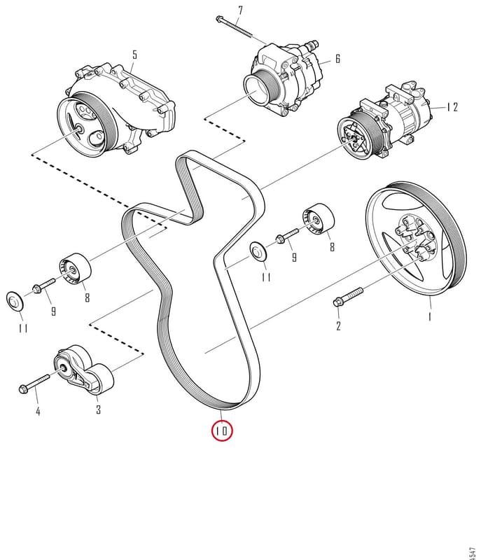 POLY-V-BELT 1935422