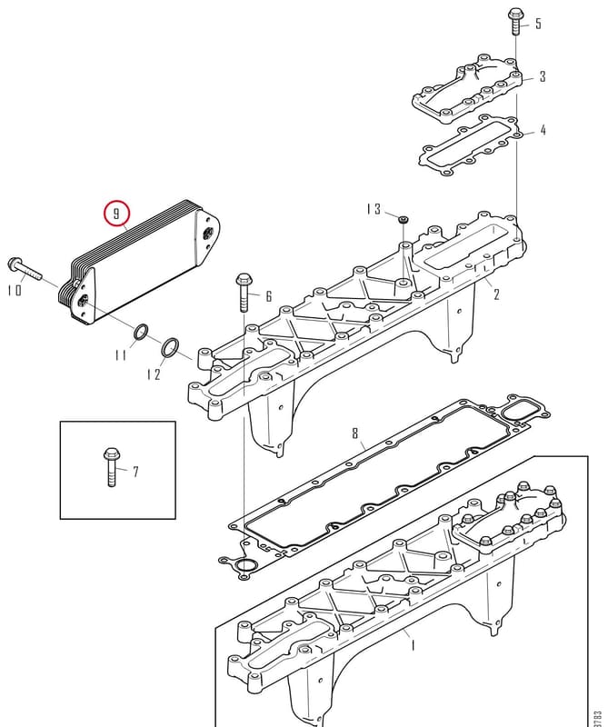 OIL COOLER 1945965