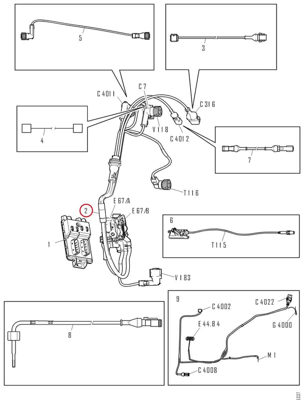 CABLE HARNESS 2009254