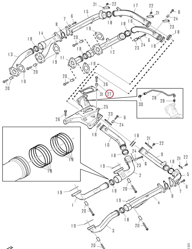 SPACING SLEEVE 2030496