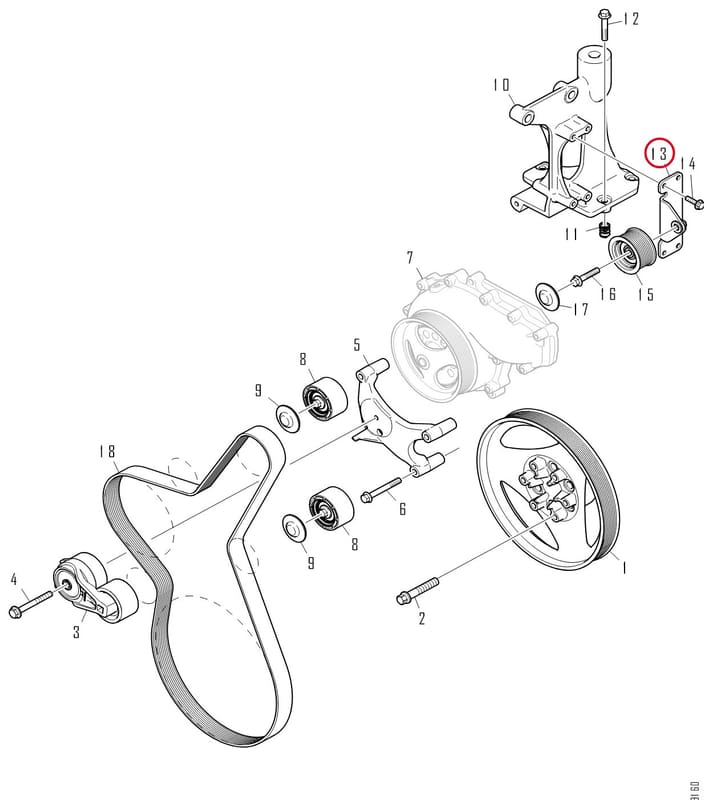 BRACKET - THIS PRODUCT IS REPLACED! 2048153