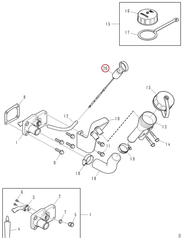 OIL DIPSTICK 2060662