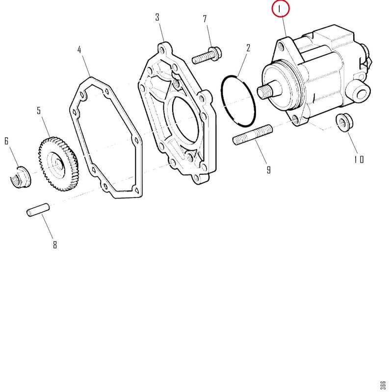 HYDRAULIC PUMP 2064855