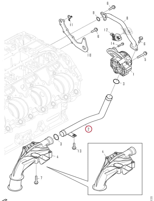 SUCTION PIPE 2067602
