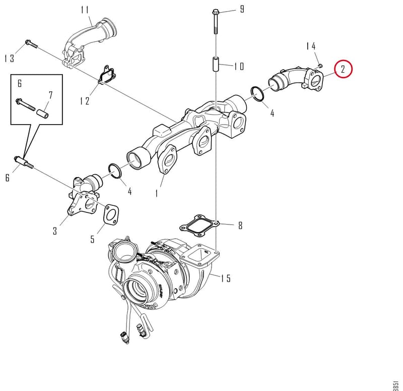 EXHAUST MANIFOLD 2072665