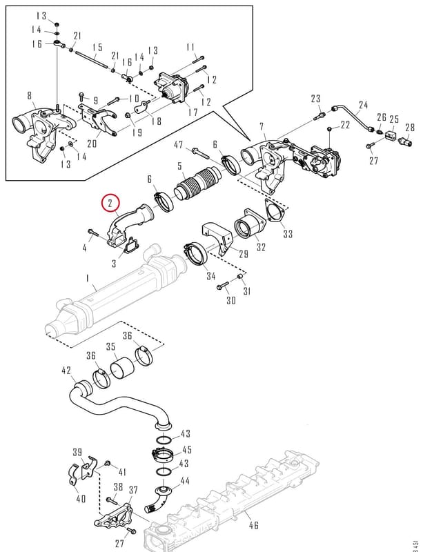 EGR PIPE 2075109