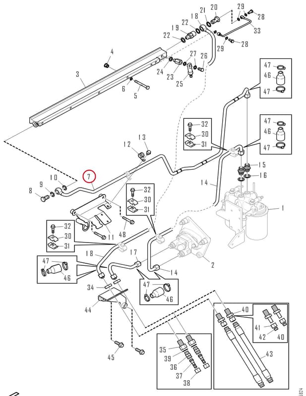 FUEL PIPE 2079982