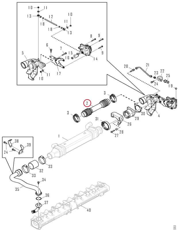 EGR PIPE 2102230