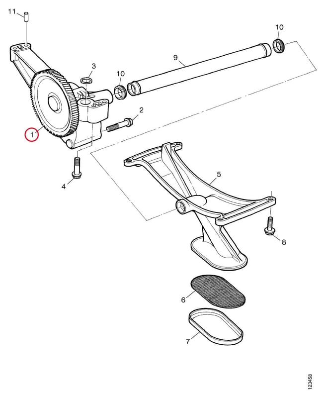 LUB OIL PUMP - THIS PRODUCT IS REPLACED! 2105497