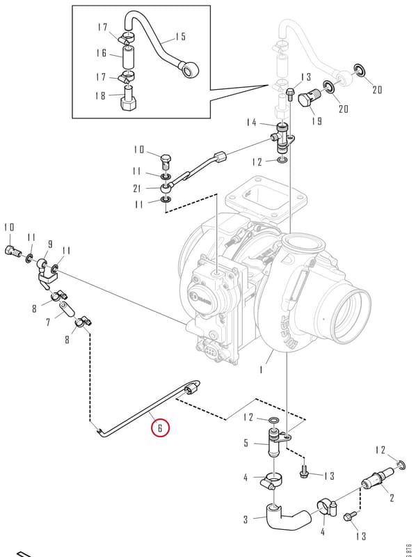COOLANT PIPE 2113023