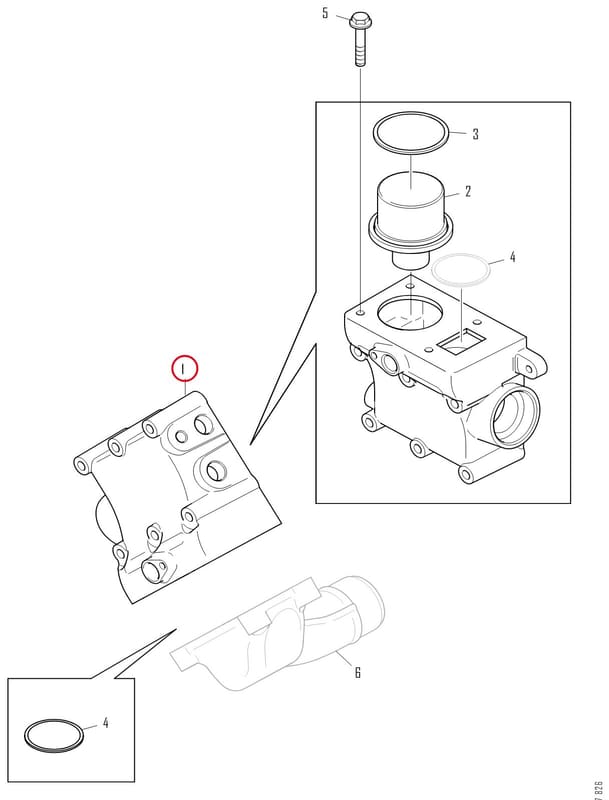 THERMOSTAT HOUSING 2137574