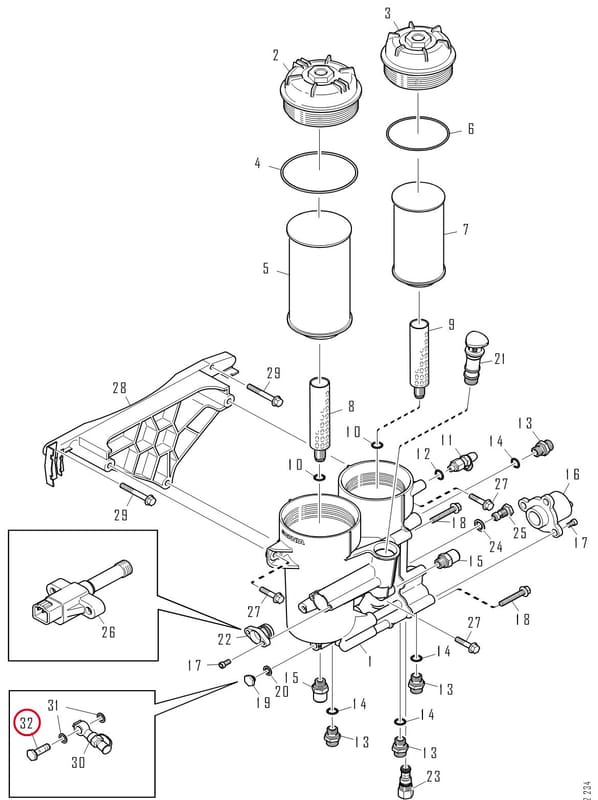 BANJO SCREW 2137685