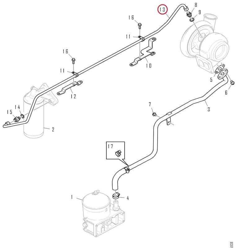LUBE PIPE 2141804
