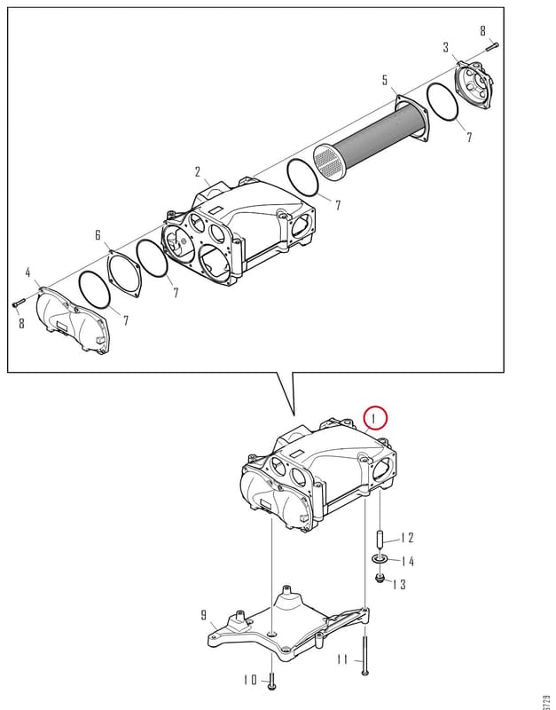 CHARGE COOLER 2157016