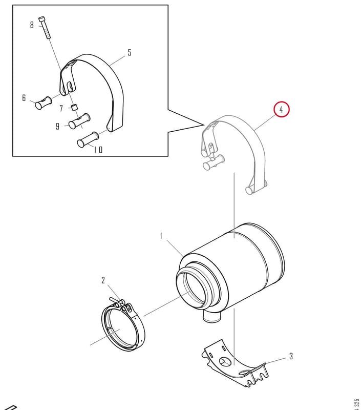 RETAINING STRAP 2181635
