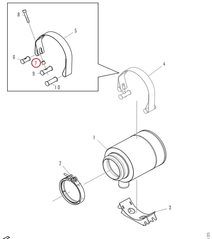 SPACER BUSH 2182110