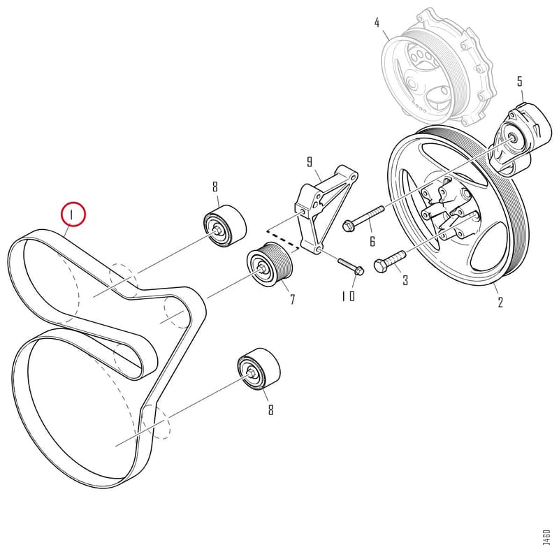 POLY-V-BELT - THIS PRODUCT IS REPLACED! 2185546