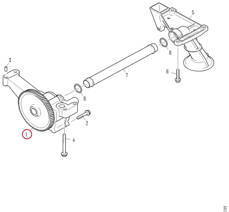 OIL PUMP 2209508