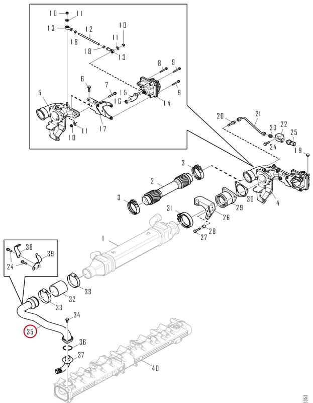 EGR PIPE 2253600