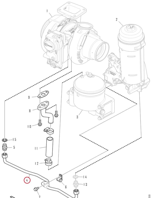 LUBE PIPE 2255906