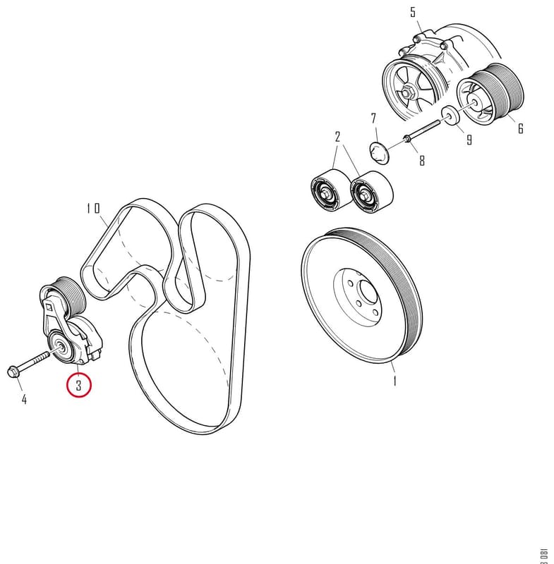 BELT TENSIONER 2334403