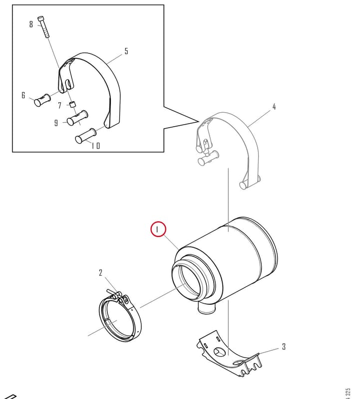 EXHAUST PIPE 2361765
