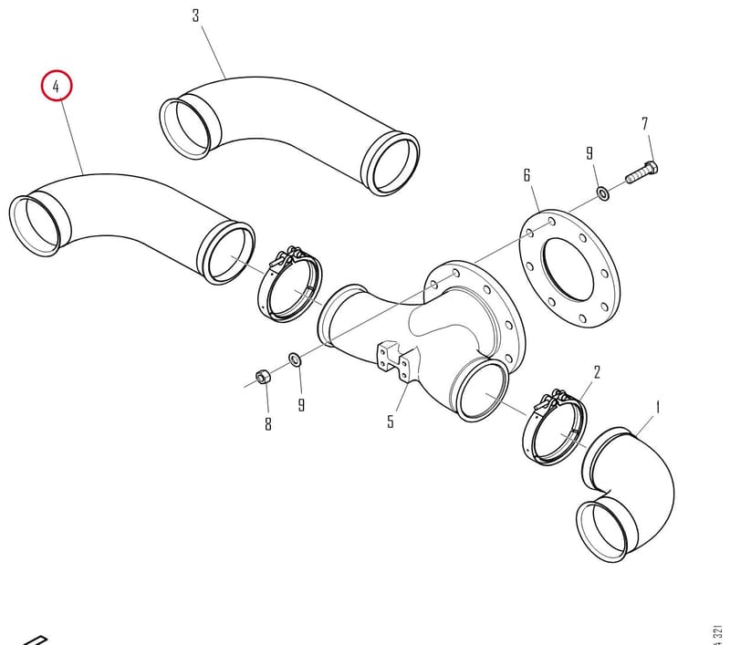 EXHAUST PIPE 2368508