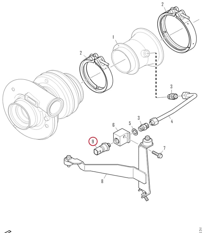 PRESSURE SENSOR 2398362