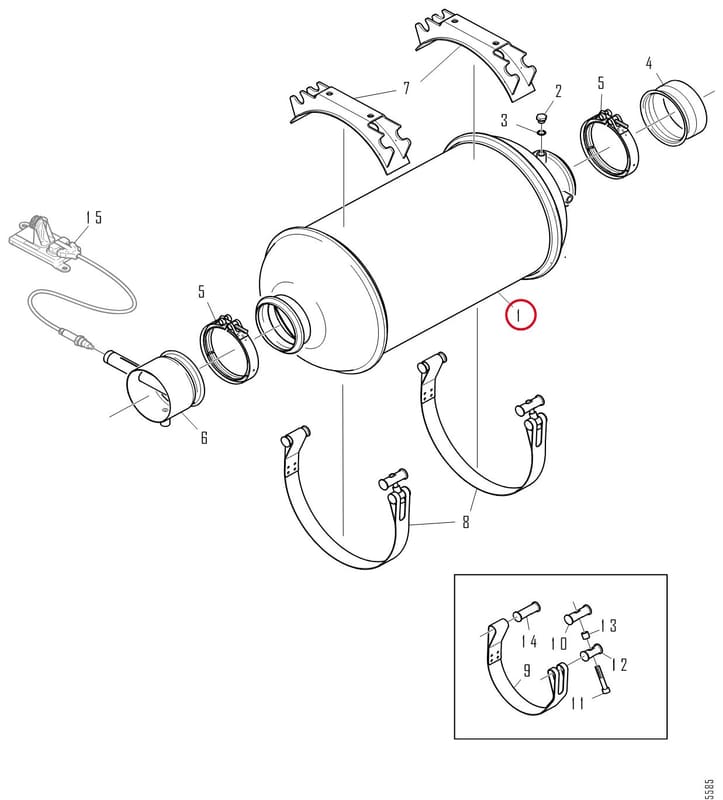 SCR CATALYTIC CONVERTER 2402666
